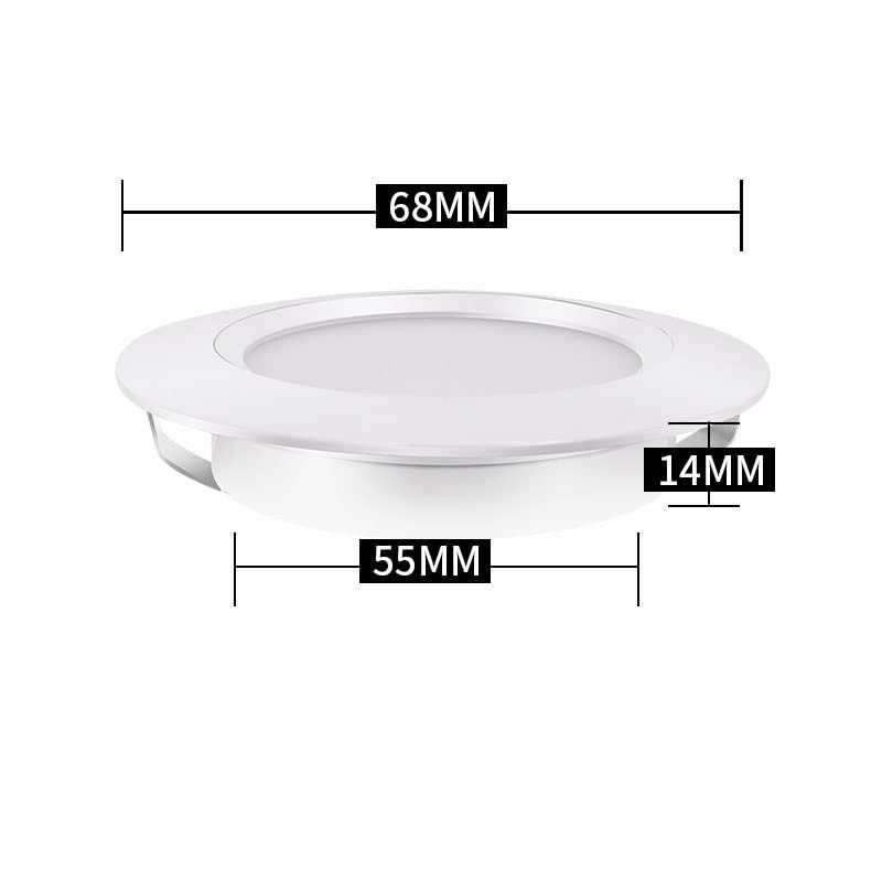 HEHEMM 12V 2.5W LED Recessed Down Light Ceiling Light Under