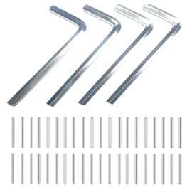 ZQToday Spring Hinge Tension Pin Replacement Kit.35pcs Stainless Steel Shelf Pins and 4pcs Hex Wrenches,Metal Dowel Pegs Shelf Support Pins Kit for Self Closing Door Hinges Garage Door Closer Hinge