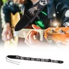 Guitar Strap Cool Skeleton Design Adjustable 2 Inches Wide Polyester