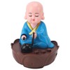 Musical Nodding Monk Figurine Decoration Moving Head Buddha Statue with
