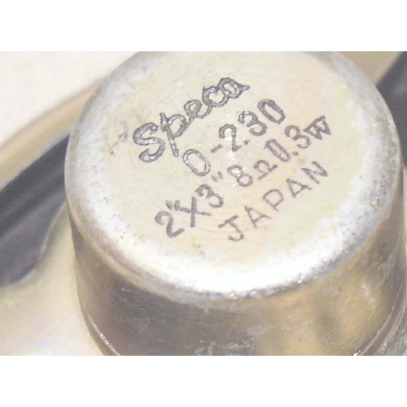 SPECO 1 SPECO NEW 8 OHM .3W 1/3 WATT OVAL