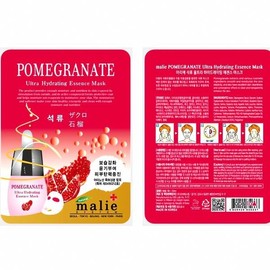 Pomegranate mask pack (40 pieces) Fruit pack Skin care Skin soothing product Moisturizing mask Natural elasticity boost Cash on delivery or payment upon order / 석류 마스크팩 40개입 과일 팩 스킨 케어 피부 진정 제품 보습 마스크 천연 탄력 업 착불 또는 주문시 결제