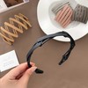 Diademas de moda，Diademas plegadas，Banda de pelo plegable antideslizante deportiva portátil，Diademas
