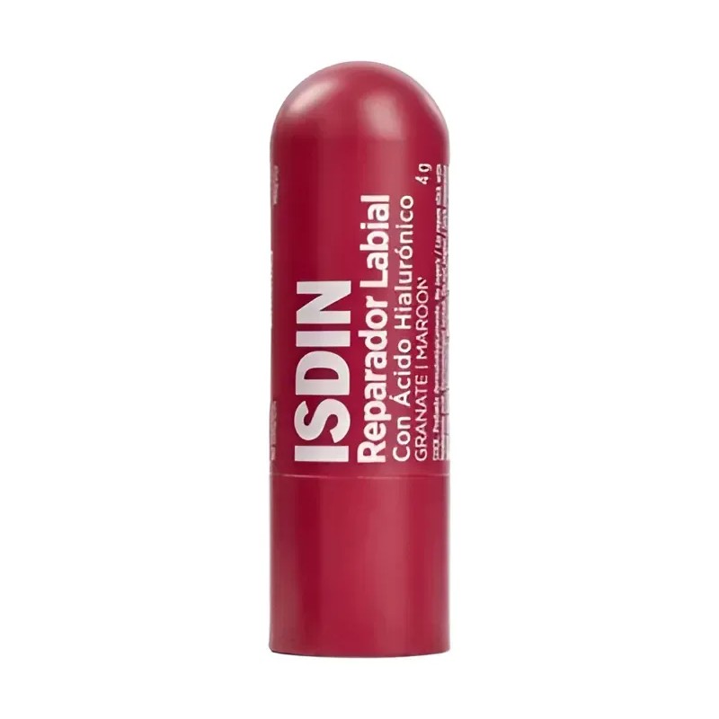 Bálsamo Reparador Labial con a H Color Granate Isdin 4g