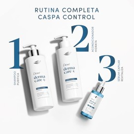 DOVE Shampoo Derma Care Caspa Control. hasta 100 Libre de Caspa. Regenera de Cuero Cabelludo a Puntas. Desarrollado con Dermatólogos, 675 mL