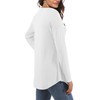 Amoretu Womens Round Neck Tunic Tops Fall Basic Long Sleeve