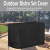 Oslimea Patio High Top Dining Set Cover, Outdoor Table and