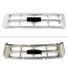 RainMan S Front Upper Grille Plastic Chrome 8L8Z8200CA Replacement for