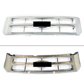 RainMan S Front Upper Grille Plastic Chrome 8L8Z8200CA Replacement for 2008-2012 Escape