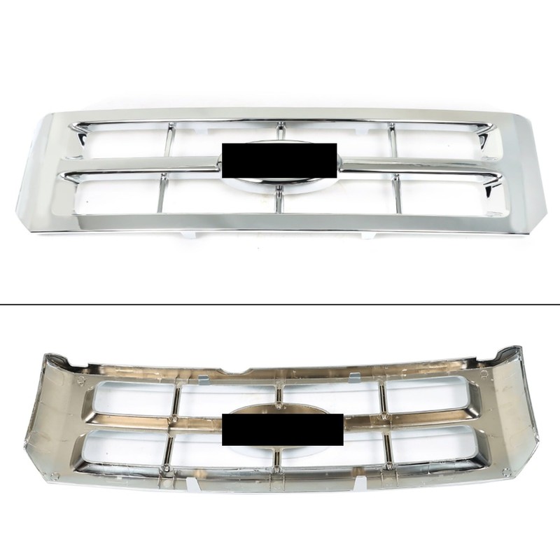 RainMan S Front Upper Grille Plastic Chrome 8L8Z8200CA Replacement for