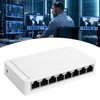 8‑Port Gigabit Ethernet Switch Network Switch Adapter RJ4510/100/1000mbps 100‑240VEU Plug