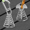 Forged Camping Tent Tarp Hooks & Deck Pegs / Stakes Sto Strong Deck Peg Silver 4ea