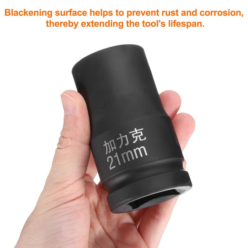 HARFINGTON 4 Point Square Socket 1" Drive by 21mm Metric