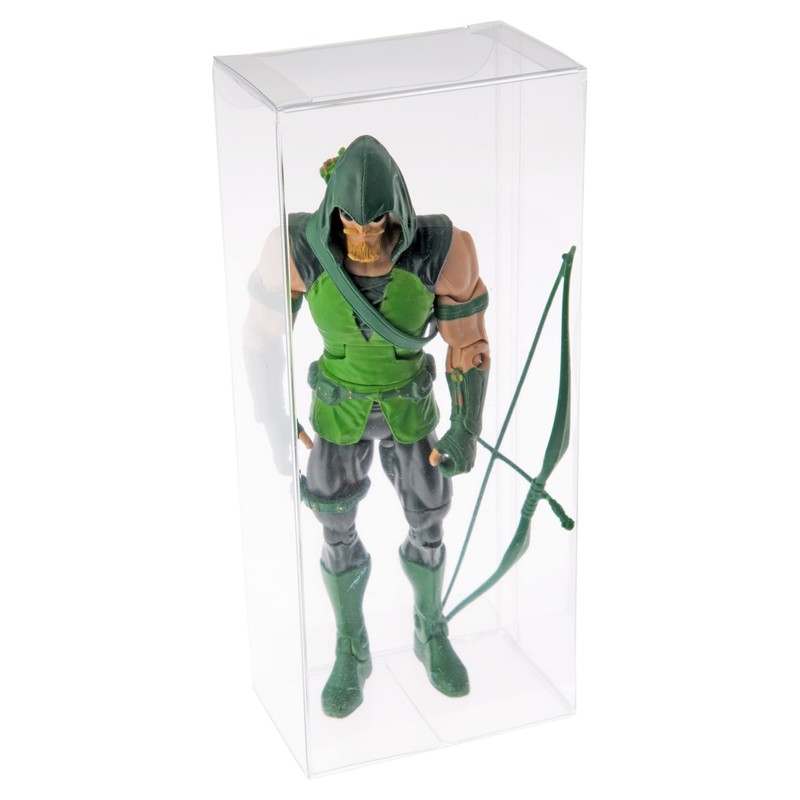 Plymor Clear Folding Action Figure Storage / Display Protector Box,