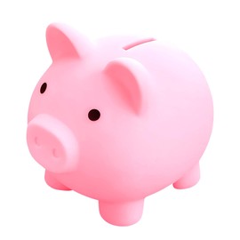 GGTTNRT Piggy Banks For Kids Adults, Cute Coin Cash Money Box For Kids, for Room Decoration, Family and Friends Gift (Pink)