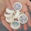 Nail art DIY pink eye materials sequins hexagonal glitter / 네일아트 네일 셀프 핑크아이 재료 스팽글 육각형 글리터