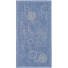 SAFAVIEH Courtyard Collection Accent Rug - 2'7" x 5', Blue