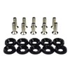 10-Piece M6 Car Fender Washer and Bolt Set for Bumper,