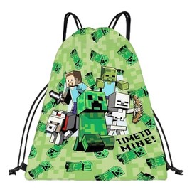 AYNKH Drawstring Bag, Kids Game PE String Backpack Storage Bag for Gym Sport Beach Swimming Pool Scool Travel Picnic, Durable Sturdy, Gifts for Boys Girls