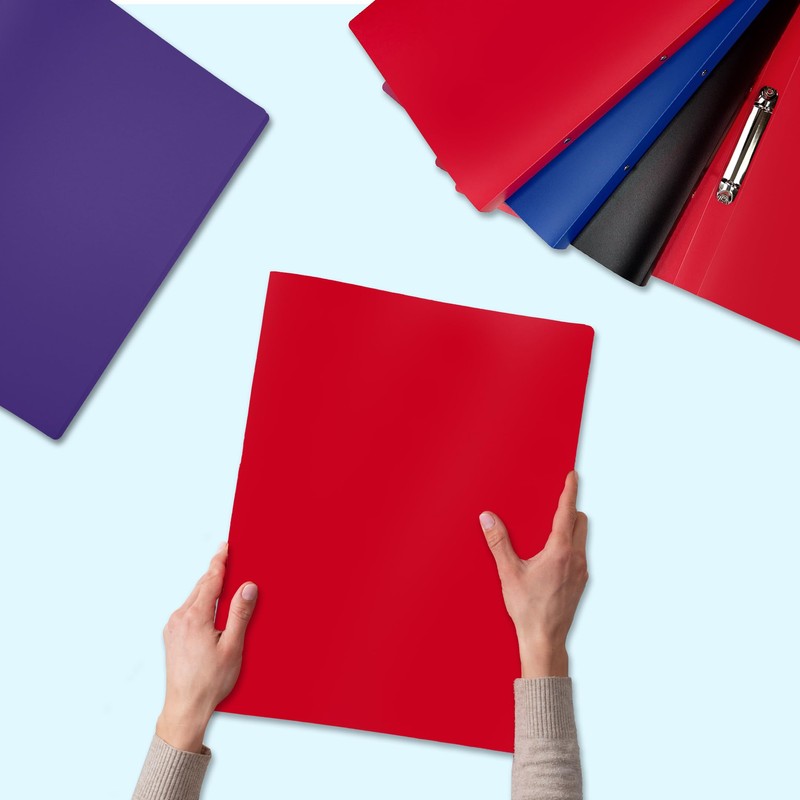 Janrax A4 Purple PP Ring Binder – 25mm Spine, 2