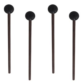 4 Pcs Tongue Drum Mallets,Xylophone Mallets,Glockenspiel Mallets,Rubber Percussion Mallets, Children's Rubber Drumsticks,Wooden Percussion Mallets,Percussion Sticks,Percussion Instrument Accessories