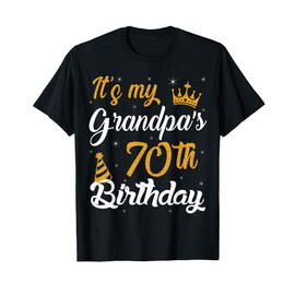 Happy It's My Grandpa's 70th Birthday 1955 70 Years Old T-Shirt