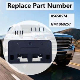85650574 Front License Plate Frame Compatible with 2024-2026 GMC Sierra