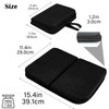 Gel-Infused Travel Seat Cushion - Portable Foldable Ergonomic Pillow for