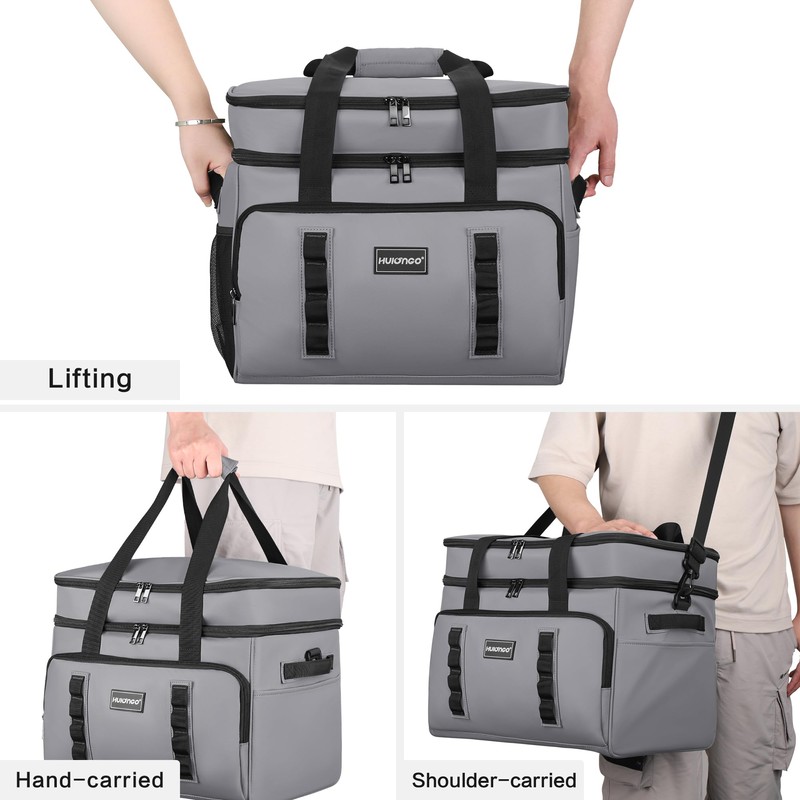 Hulongo 42L Soft Cooler, Insulated Large Cooler Bag for Beach,