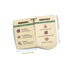 DBT Skills Cards – Dialectical Behavior Therapy Deck | Anxiety Coping Skills, DBT Affirmations, BPD Skills, Cognitive Distortions, Self-Care Tool for Mental Health - 20 DBT Cards