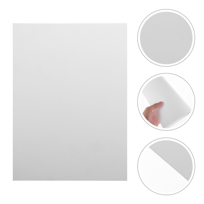 GLEAVI 10pcs Hard Sheets Panels for Crafts Fire Retardant and