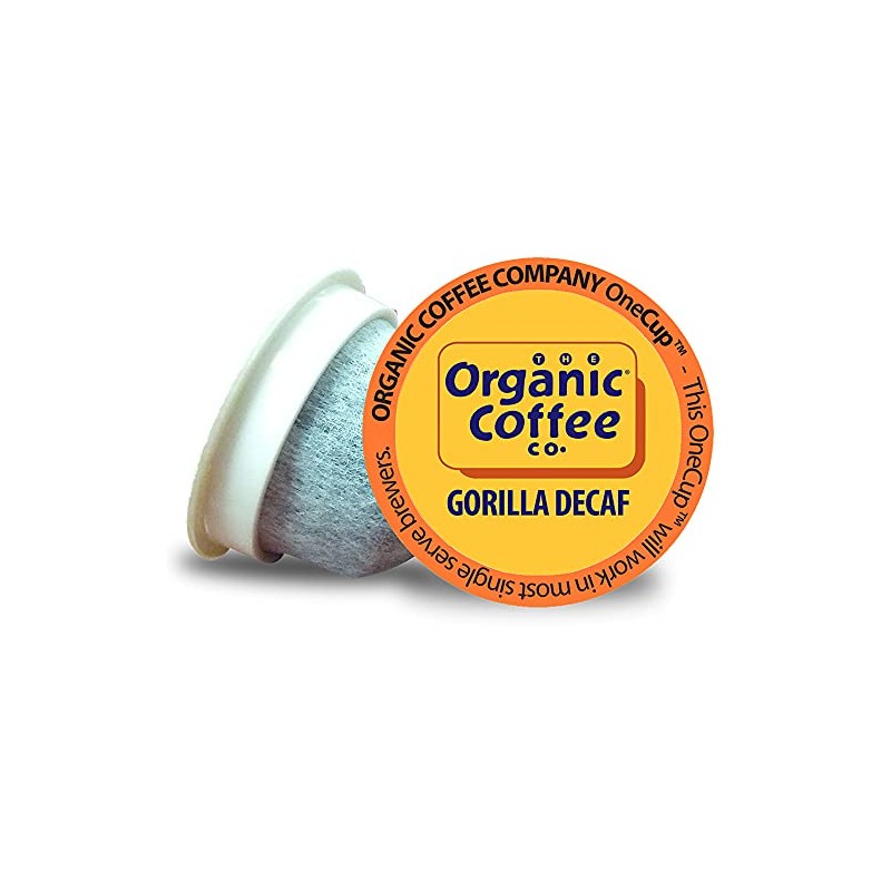 The Organic Coffee Company Gorilla Decaf OneCup – 12 Count