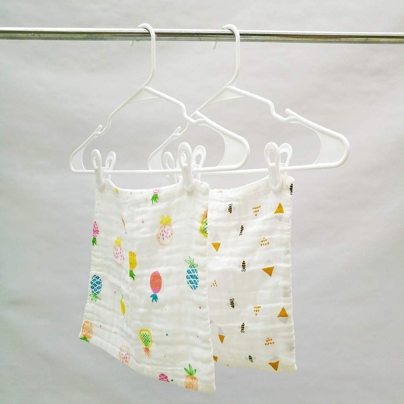 Quadow Hanger Clips 30 Pack, Multi-Purpose Hanger Clips for Hangers,