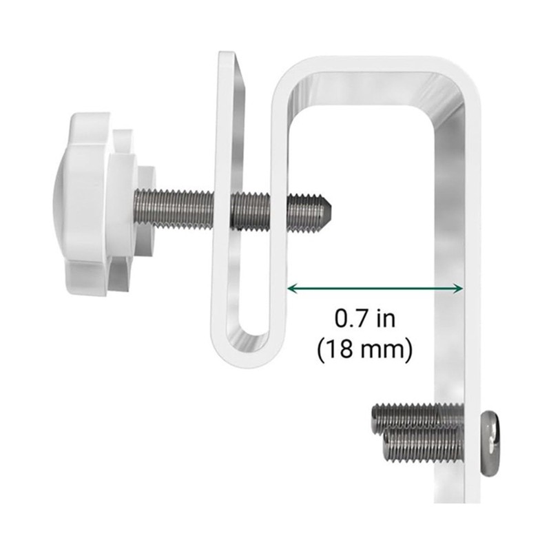 Gutter Mount Bracket, Easy to Install Security Camera Gutter Mount