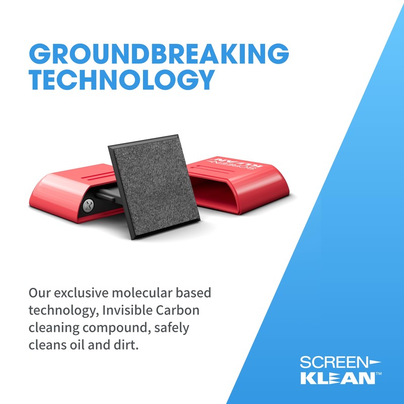 CarbonKlean ScreenKlean Tablet Screen Cleaner - Compatible with iPad, Android