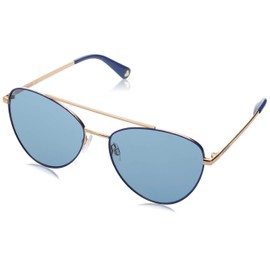 Love Moschino Women's MOL011/S Sunglasses, Blue (Azure), 59.0
