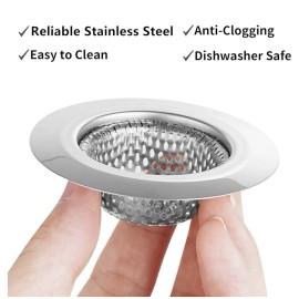 Filter BATHTUB DRAIN STRAINER HAIR CATCHER STAINLESS STEEL FILTER BASKET