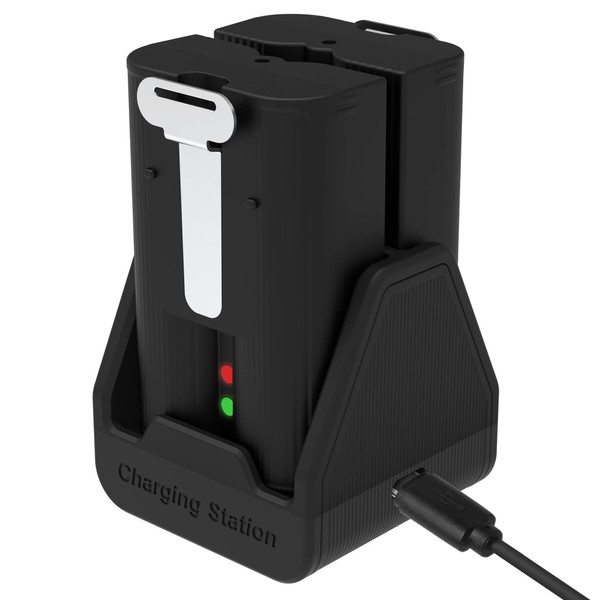 2 Pack 7200mAh Rechargeable Quick Release Battery Pack with Chargeing