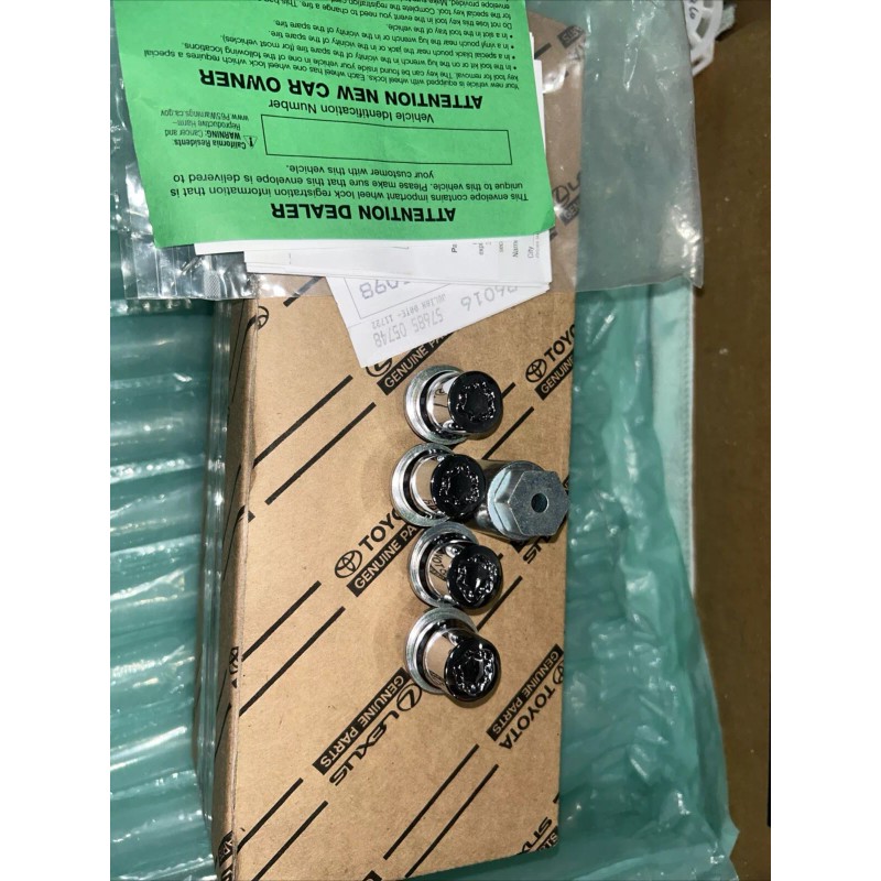 Toyota 2013-2025 Toyota Rav4 Wheel Lock Set , New