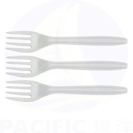 Disposable Plastic Forks and Tea Spoons in Bulk, Medium Weight & White, Blend and Match with Any Decor, Plastic Forks and Tea Spoons in Bulk by Plastic Palace (Case of 1000 each)