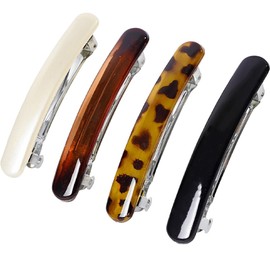 XPEX 4 Pack French Hair Clips for Women Automatic Hair Clips for Fine Thin Hair