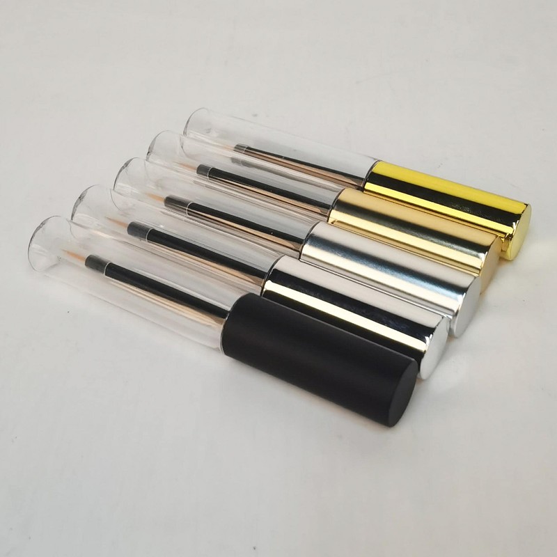 COSIDEA 12PCS Empty plastic golden 10ml Eyeliner tubes packing Vials