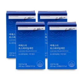 에스더포뮬러 [하프클럽]에스더포뮬러 여에스더 포스파티딜세린 430mg x 30캡슐 X 4박스 I SH 기본