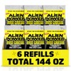 Alien Power 6 Pack Refill Packets, Makes 144 Fl Oz