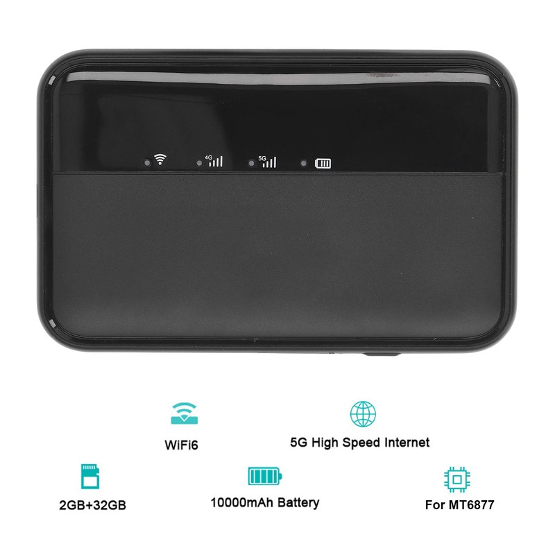 Mobile Hotspot 5G WiFi 6 Dual Band Gigabit Support 16