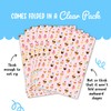 Pink Wrapping Paper - Cupcake Pattern - 6 Sheets of