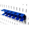 Wall Control ASM-SL-008 BU Pegboard Slotted Tool Holder Bracket Slotted