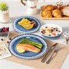 AELS Melamine Dinnerware Set of 12 Pcs Dinner Dishes Set