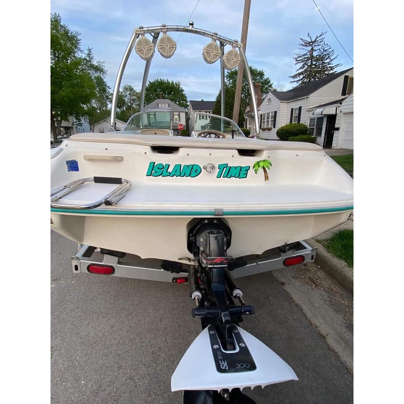 Boat Name Decal/Custom Hull Graphic/Premium Marine Vinyl Lettering CTDP (Short