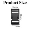 Plastic Side Release Buckle Clip for Luggage, Rucksack/Back Pack, Webbing